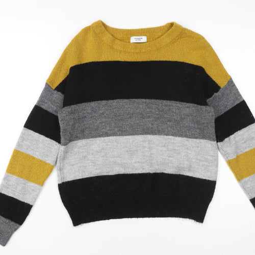 Jacqueline de Yong Women's Striped Pullover Jumper, S
