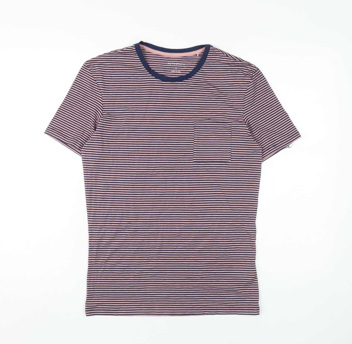 Autograph Unisex Multicoloured Stripe T-Shirt S
