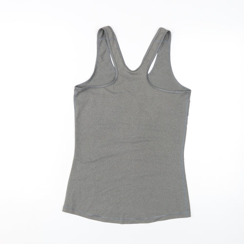 Nike Women's Grey Dri-FIT Racerback Tank Top S
