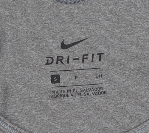 Nike Women's Grey Dri-FIT Racerback Tank Top S