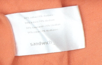 Sandwich Women's Orange M Sleeveless Tank Top