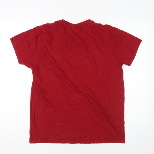 Lee Cooper Men's Red M Vintage T-Shirt