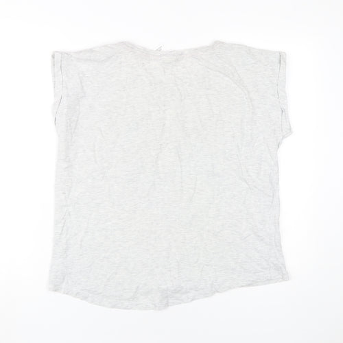 Wonder Woman Women's Grey T-Shirt Size 12 Crew Neck