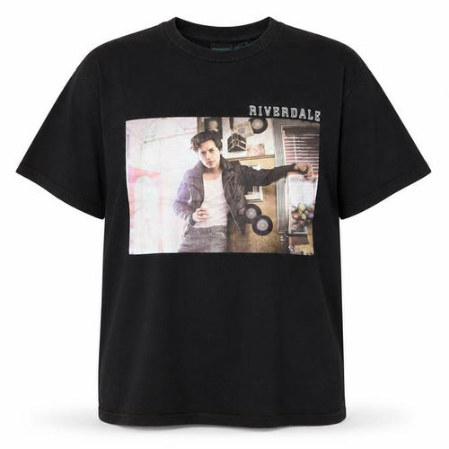Riverdale Unisex Black Graphic T-Shirt, Size L, Cotton