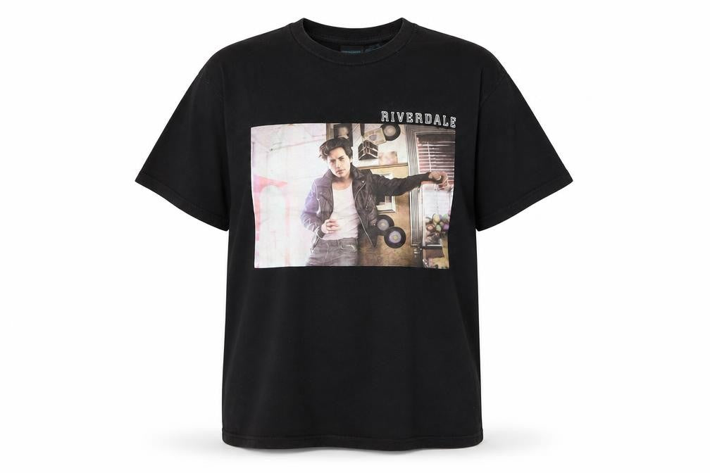 Riverdale Unisex Black Graphic T-Shirt, Size L, Cotton