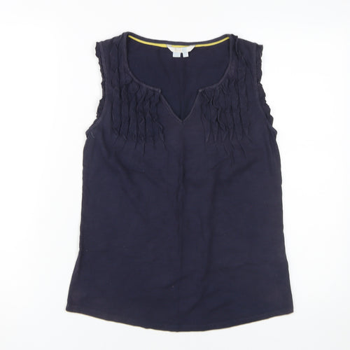 Boden Women's Blue Sleeveless Tank Top UK 6