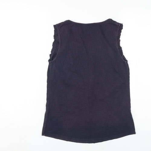 Boden Women's Blue Sleeveless Tank Top UK 6