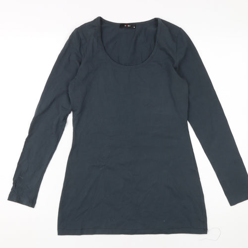 Yest Women's Black Basic Long Sleeve T-Shirt