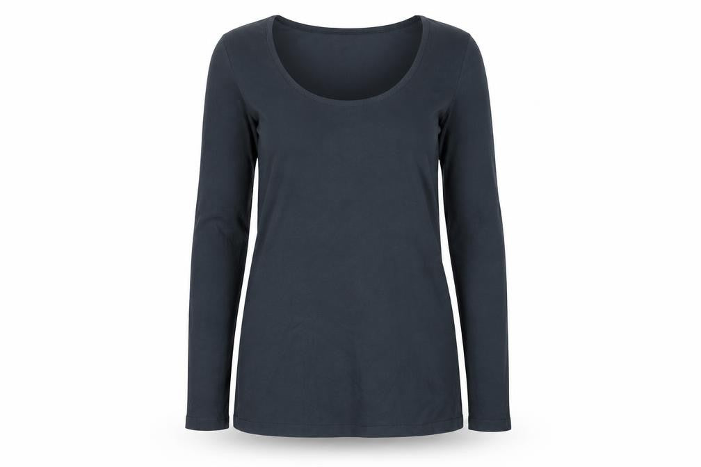 Yest Women's Black Basic Long Sleeve T-Shirt