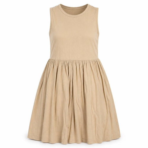 Bershka Women's Beige A-Line Dress XS
