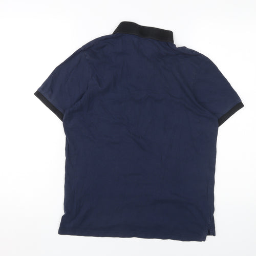 Jack & Jones Men's Blue Polo Shirt Size M