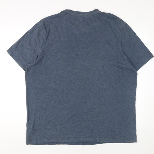 BSA Men's Blue Motorcycle Graphic Tee 2XL