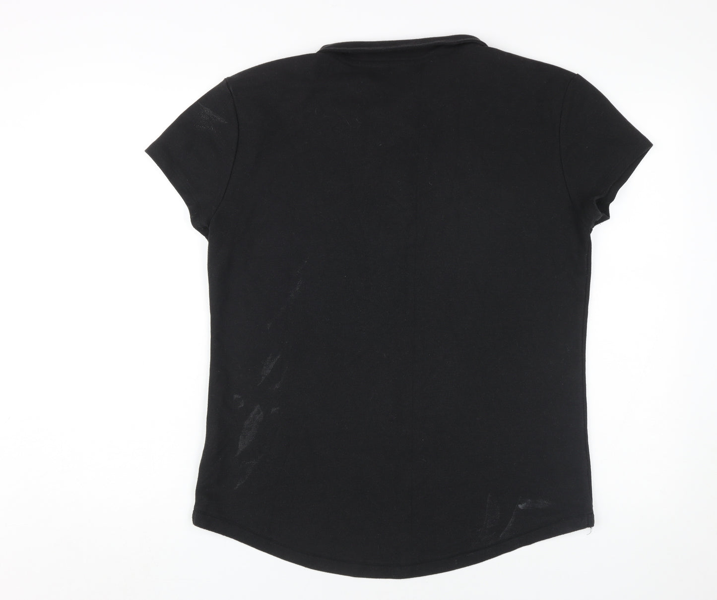 LA Gear Women's Black Polo Shirt, Size 18, Casual