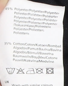 LA Gear Women's Black Polo Shirt, Size 18, Casual