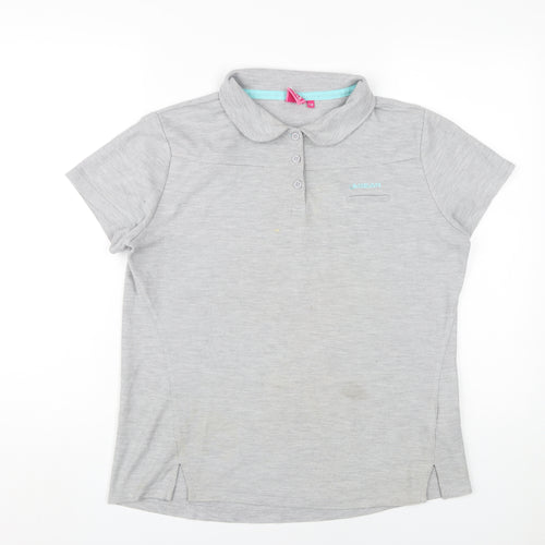 LA Gear Grey Polo Shirt, Women's Size 18 Casual