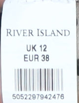 River Island Women's Beige Polka Dot Blouse, Size 12