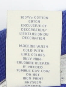 Abercrombie & Fitch Men's Blue Polo Shirt L