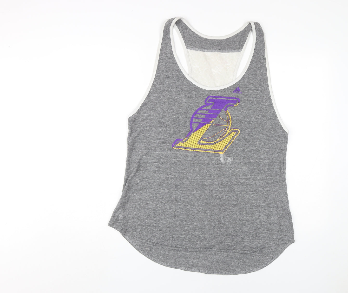 Adidas Unisex Grey Tank Top 2XL Basic Look