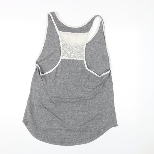 Adidas Unisex Grey Tank Top 2XL Basic Look
