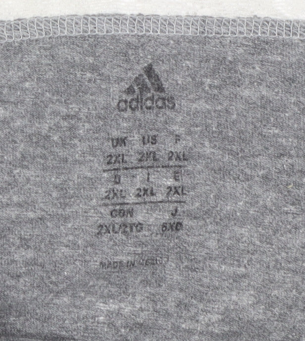 Adidas Unisex Grey Tank Top 2XL Basic Look