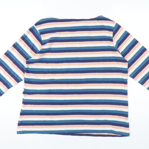 Crew Clothing Women's Multicolour Striped Blouse, Size 16
