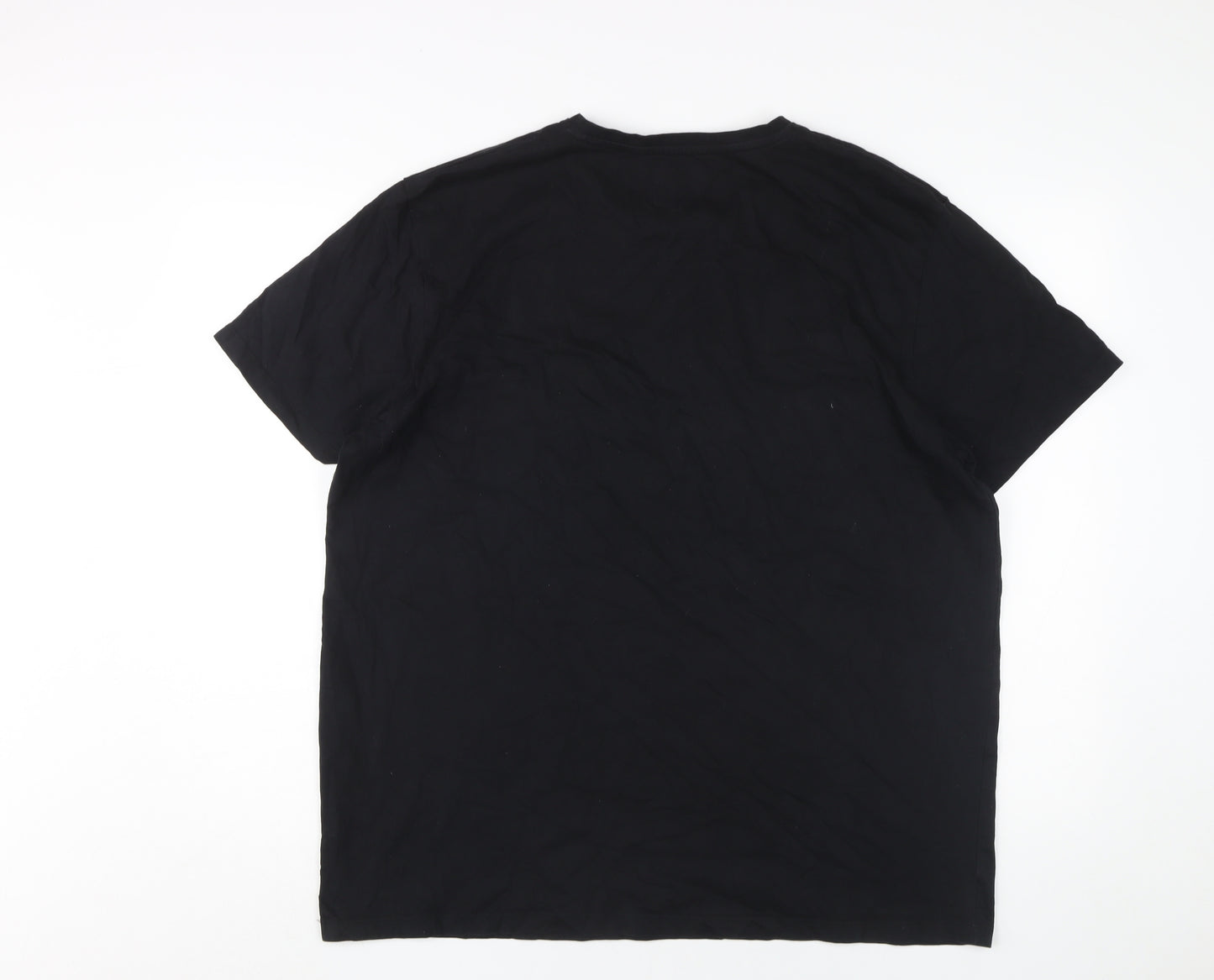 Burton Menswear Black XL Rose Men's T-Shirt