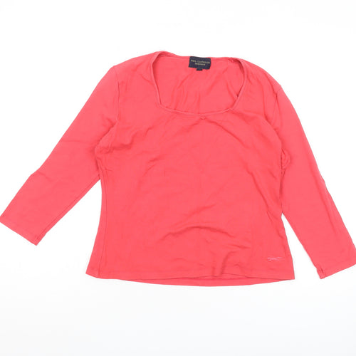 Paul Costelloe Dressage Women's Red Top Size 4 Cotton