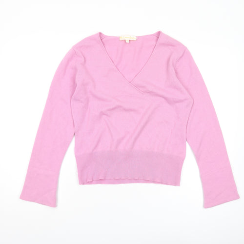 The Cashmere Company Women's Pink Cashmere Pullover M