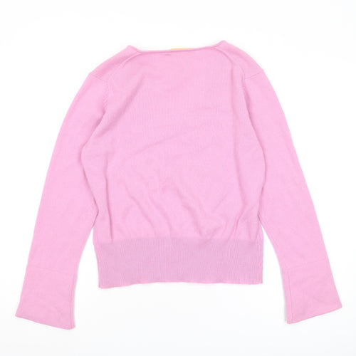 The Cashmere Company Women's Pink Cashmere Pullover M