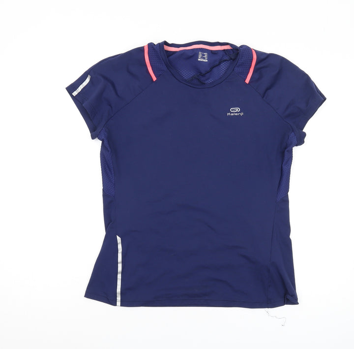 Decathlon Women's Blue Running T-Shirt Size 14