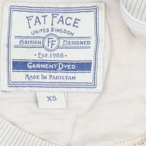 Fat Face Women's Beige XS Pullover Sweatshirt