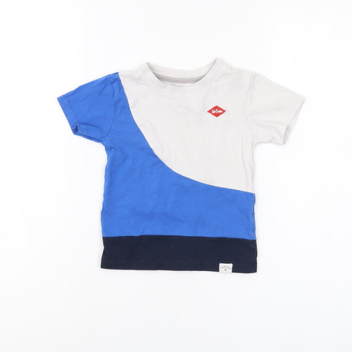 Lee Cooper Boys' Colourblock T-Shirt, Size 2-3 Years, Cotton