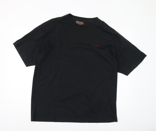 Marlboro Classics Men's Black Cotton T-Shirt Size L