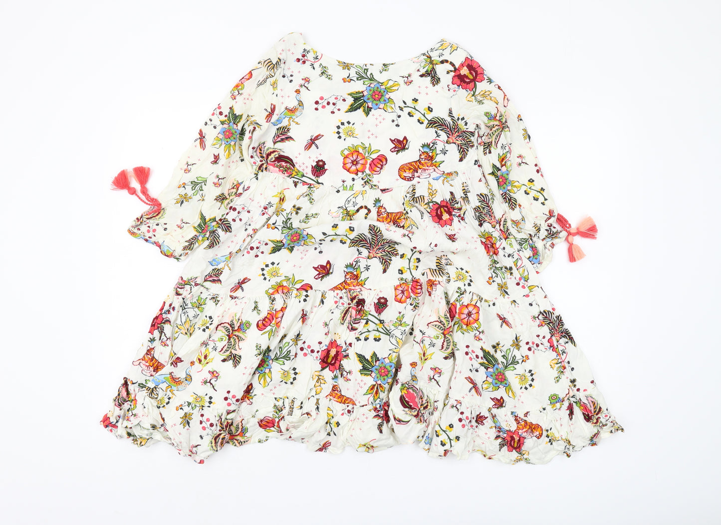 Next Girls Floral Dress Multicoloured 11 Years