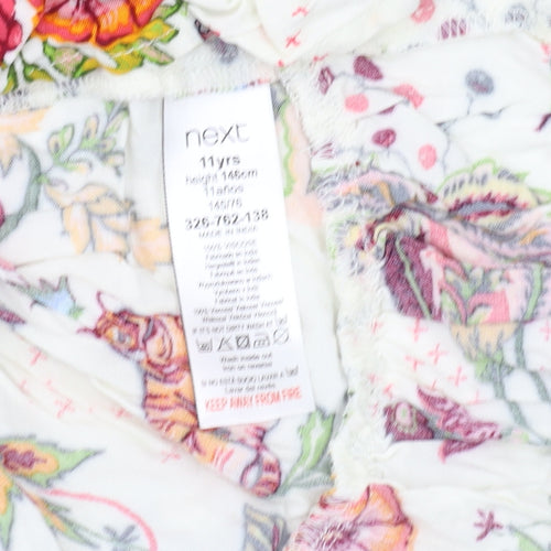 Next Girls Floral Dress Multicoloured 11 Years