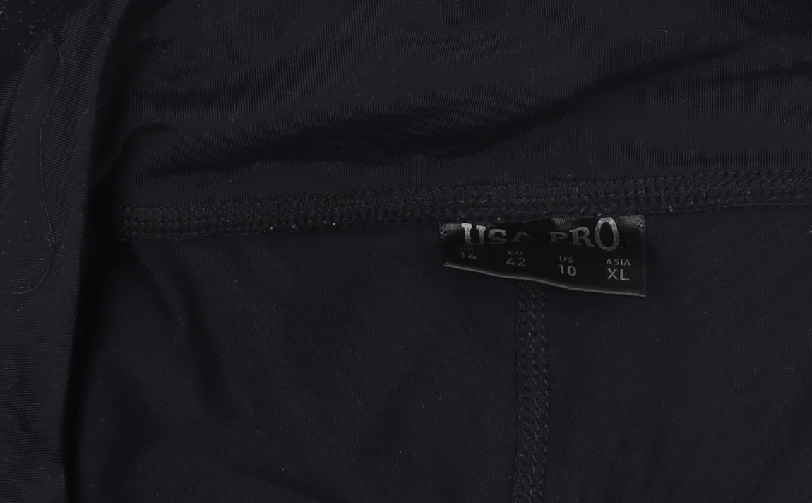 USA Pro Women's Black Gym Leggings Size 14