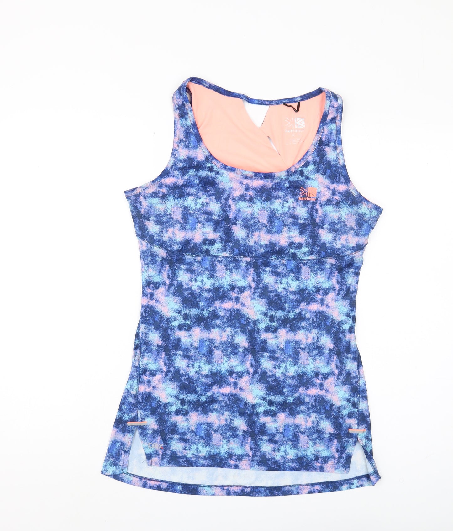 Karrimor Women's Blue Tank Top Size 14 Athletic Racerback