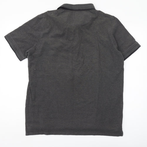 Jack & Jones Men's Grey 2XL Polo Shirt