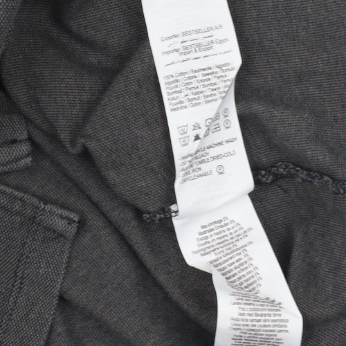 Jack & Jones Men's Grey 2XL Polo Shirt