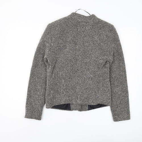 Topshop Women's Black Bouclé Blazer Size 10