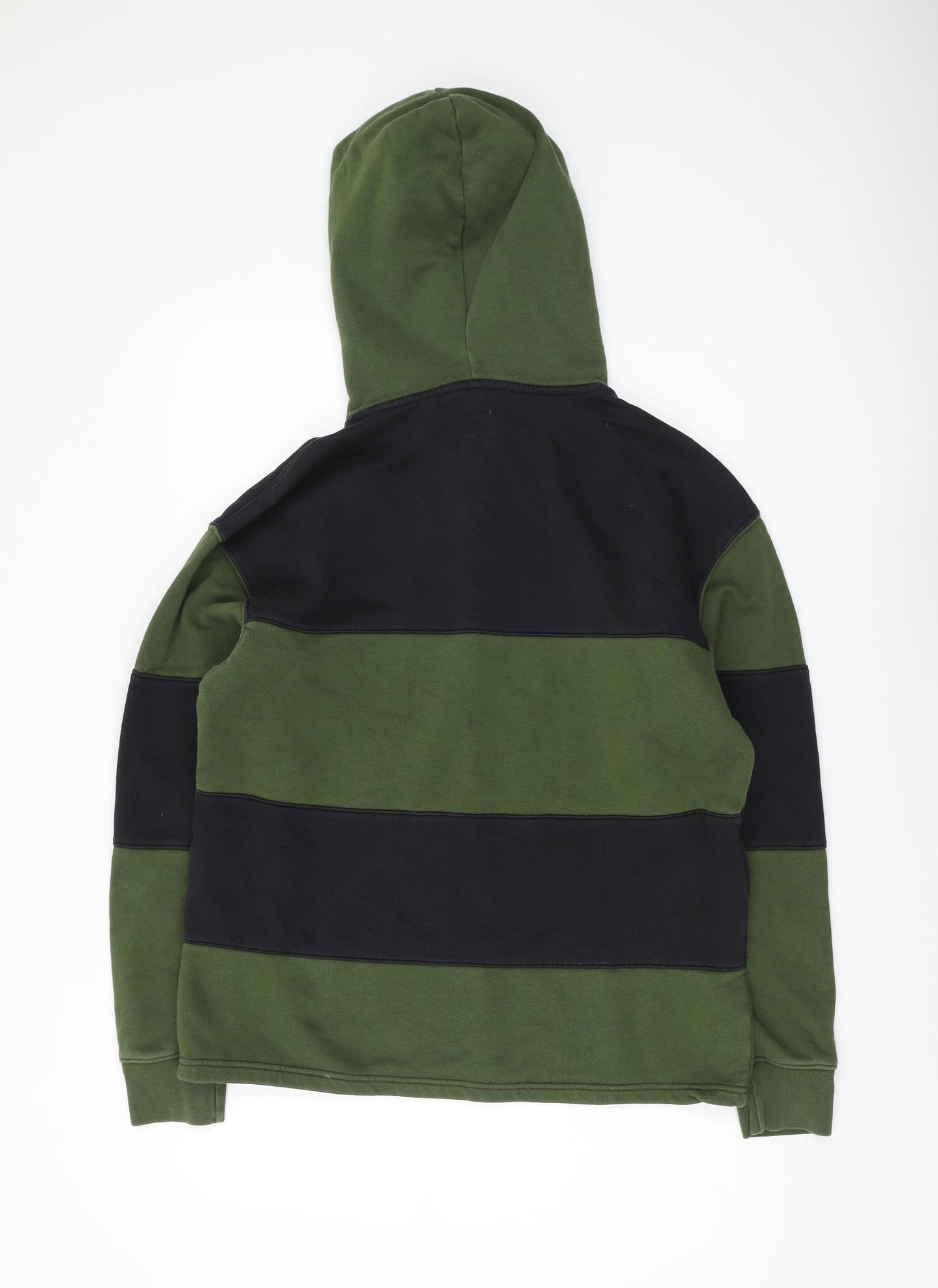 Levi's Men XS Green Black Pullover Striped Hoodie