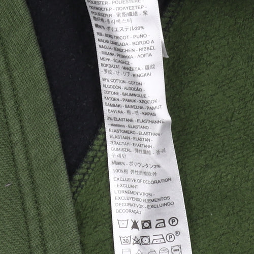 Levi's Men XS Green Black Pullover Striped Hoodie
