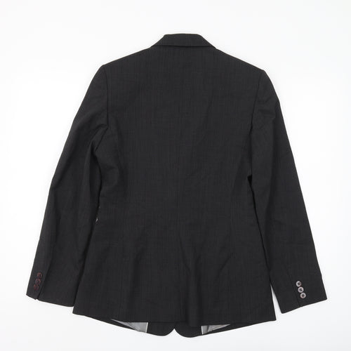 Next Women's Black Pinstripe Suit Jacket Size 10