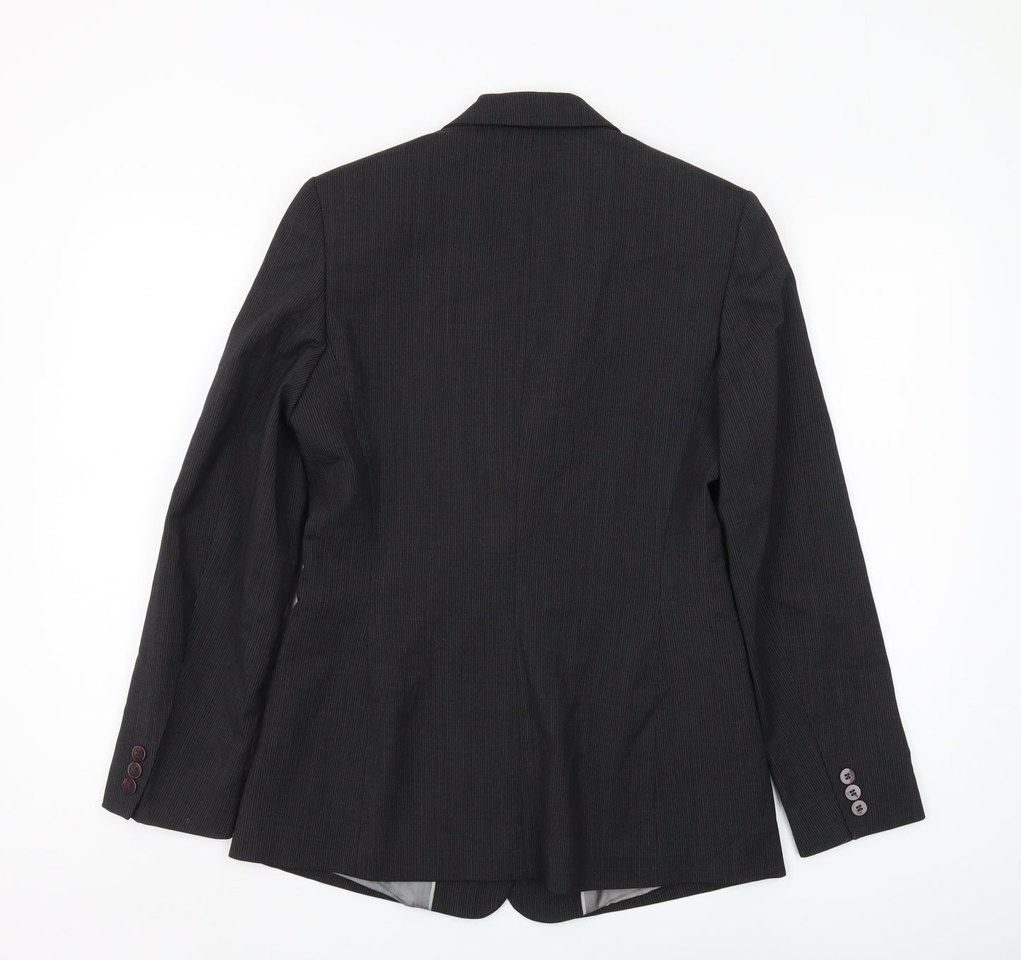 Next Women's Black Pinstripe Suit Jacket Size 10