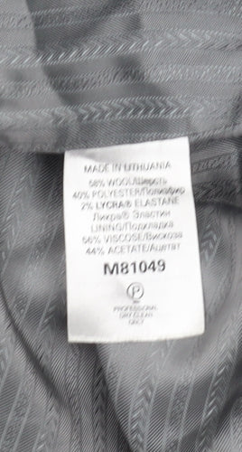 Next Women's Black Pinstripe Suit Jacket Size 10