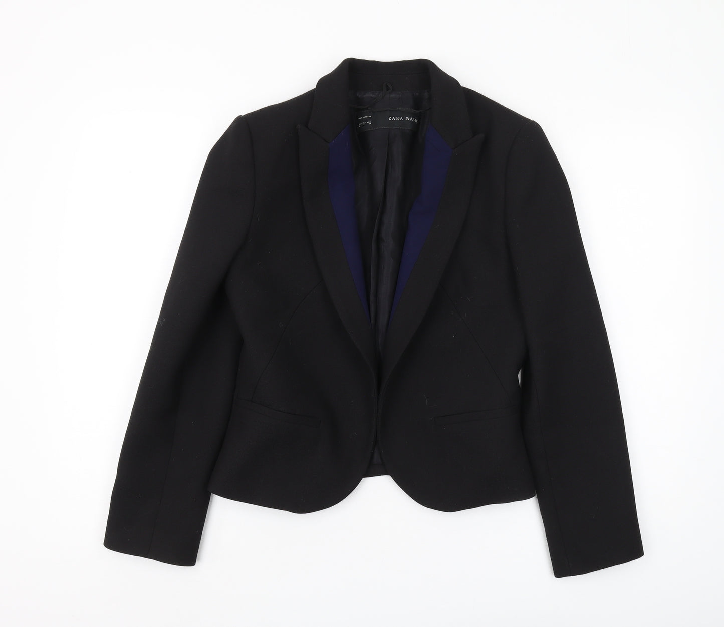 Zara Basic Women's Black Blazer, L, Tailored Fit