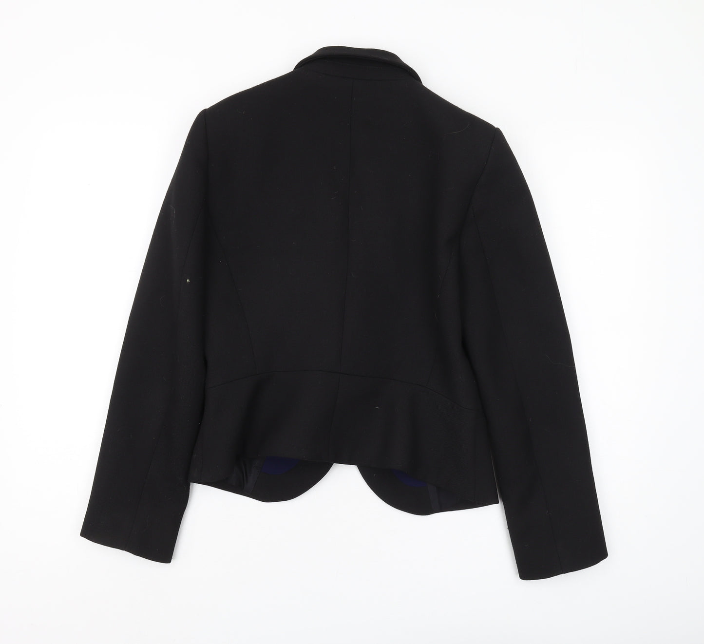 Zara Basic Women's Black Blazer, L, Tailored Fit