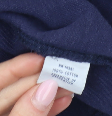 Ralph Lauren Men's Blue Long Sleeve Polo L