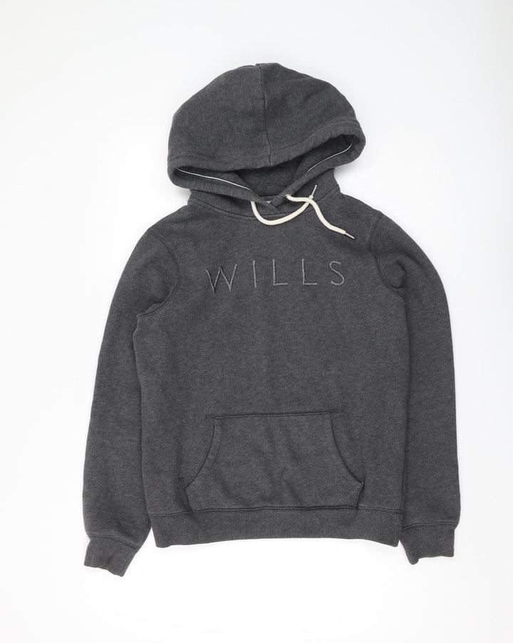 Jack Wills Women's Grey Pullover Hoodie Size 8