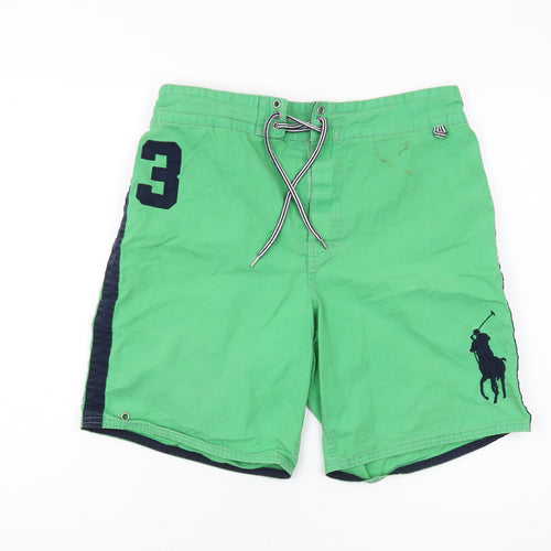 Polo Ralph Lauren Men's Green Medium Swim Shorts